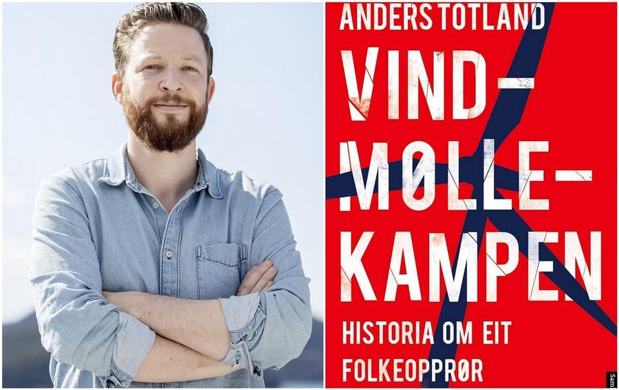 Anders Totland kjem til Rong bibliotek for å snakke om vindmøllekampen